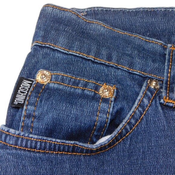 Moschino Slim Skinny Tight Jeans | Medium Wash | VGUC | 29 - Picture 3 of 10